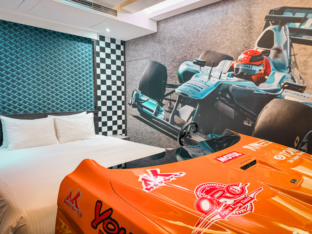 ❤旅宿分享❤【宮賞大飯店・賽車房】把《極速傳說》搬進現實!高雄最狂主題房、下午茶&早餐、兒童天地一次玩到飽 - 第9張圖