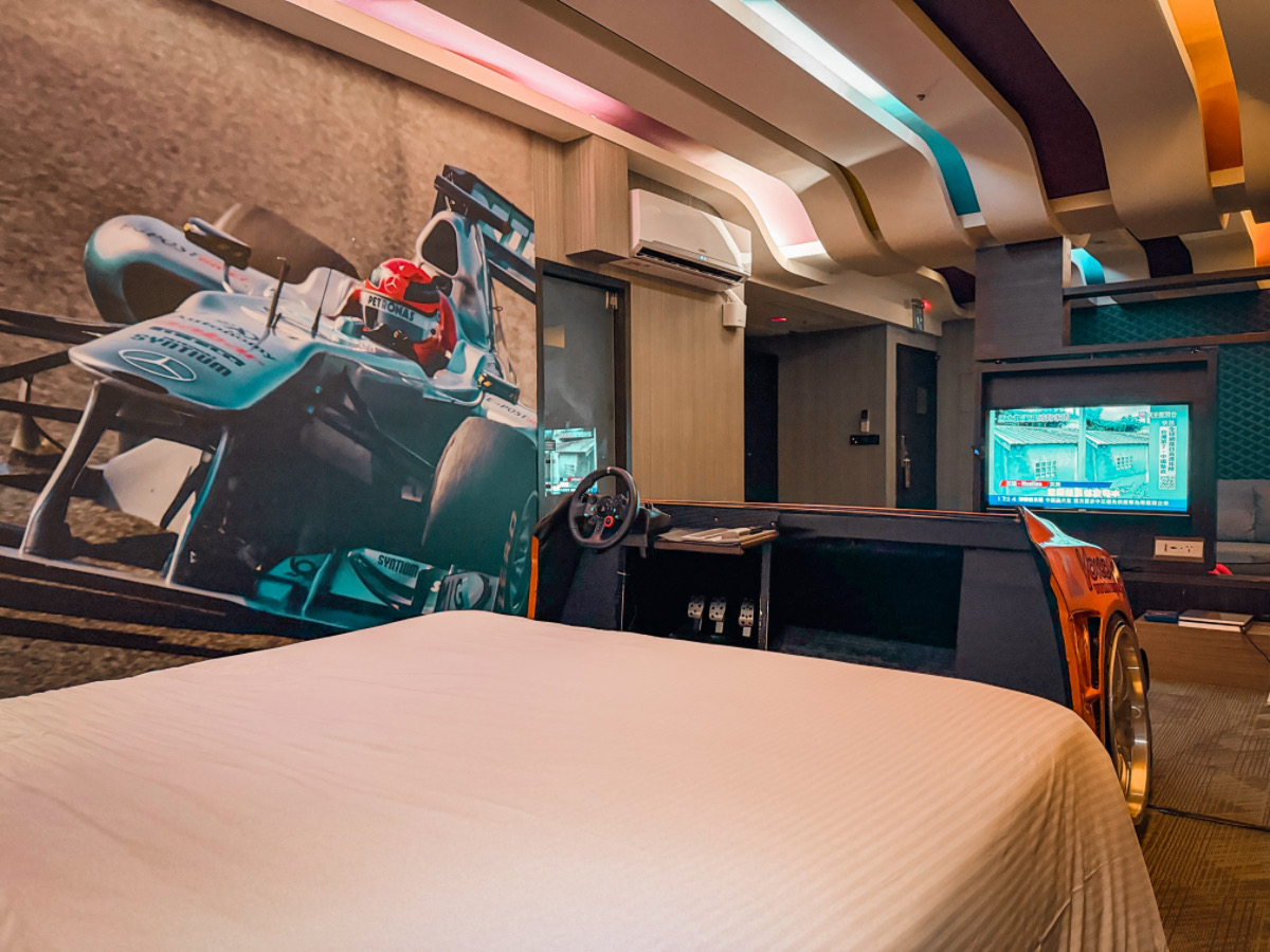 ❤旅宿分享❤【宮賞大飯店・賽車房】把《極速傳說》搬進現實!高雄最狂主題房、下午茶&早餐、兒童天地一次玩到飽 - 第39張圖