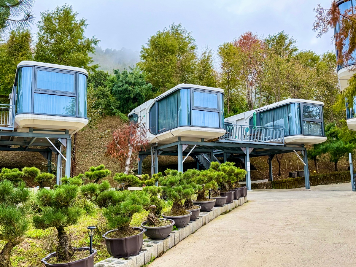 ❤旅宿分享❤【數碼天空太空艙】新竹尖石鄉住進雲裡的一晚｜一泊一食入住心得＋完整攻略