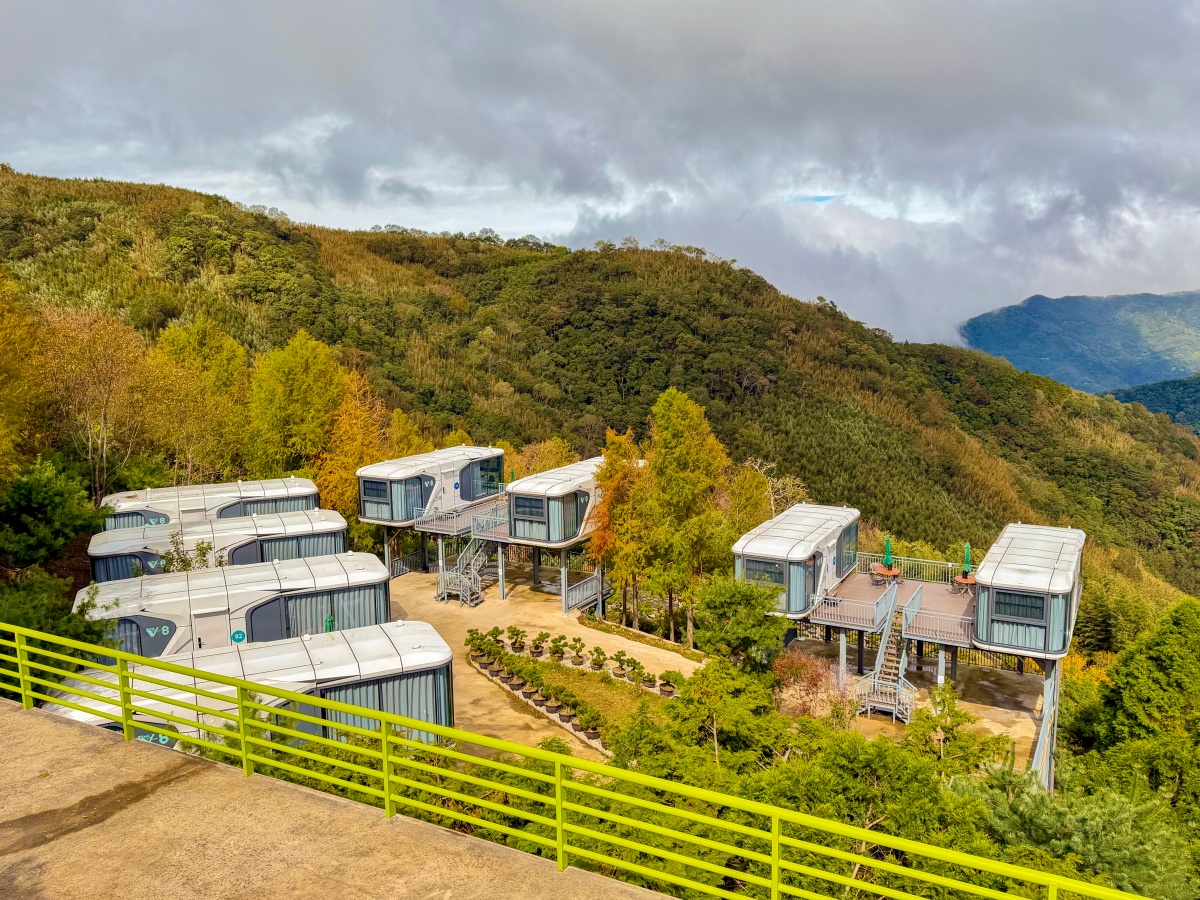 ❤旅宿分享❤【數碼天空太空艙】新竹尖石鄉住進雲裡的一晚｜一泊一食入住心得＋完整攻略