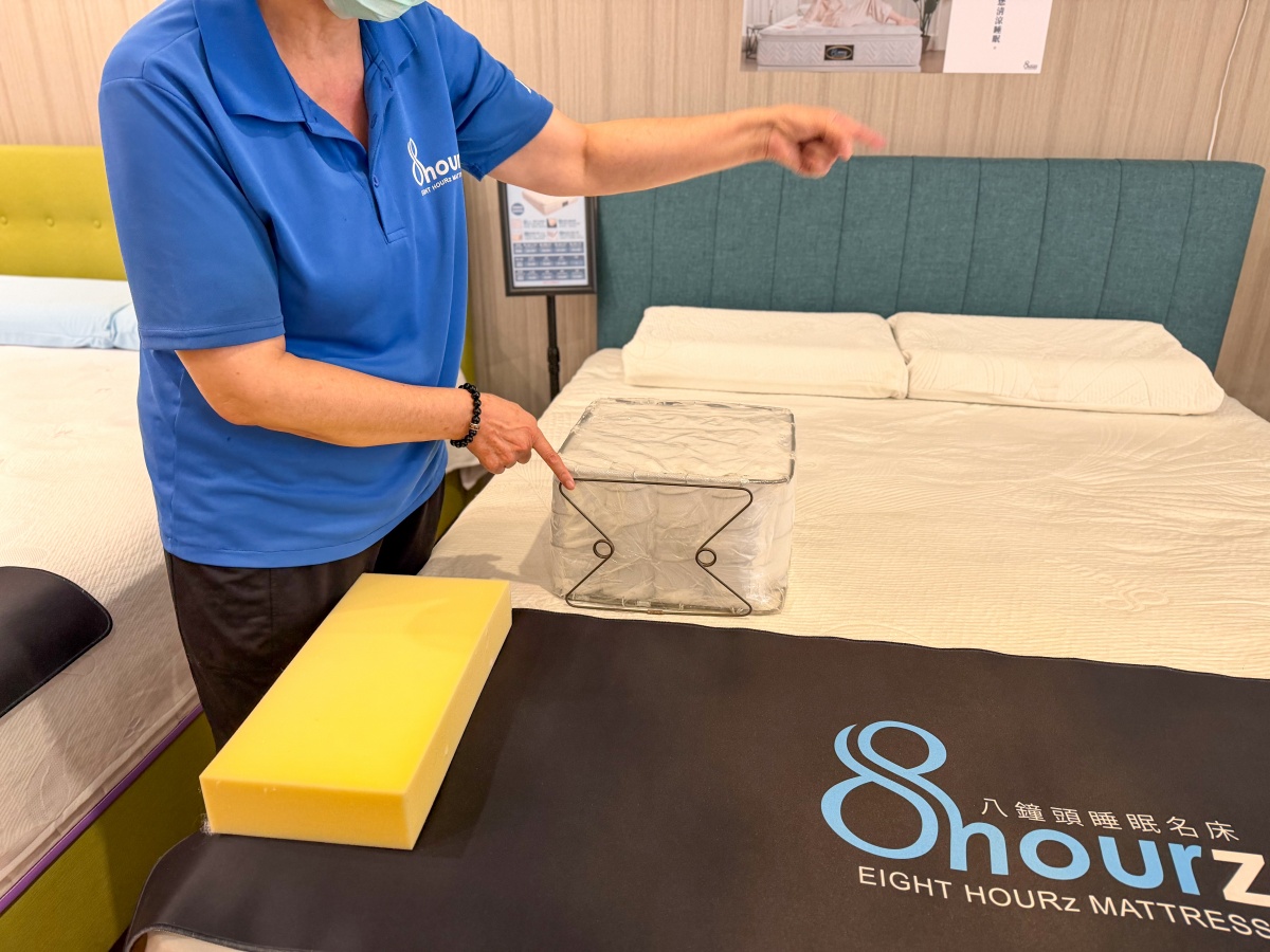 ❤家居分享❤【台北床墊-八鐘頭睡眠名床-長安門市】從內材證明到睡感的實躺紀錄