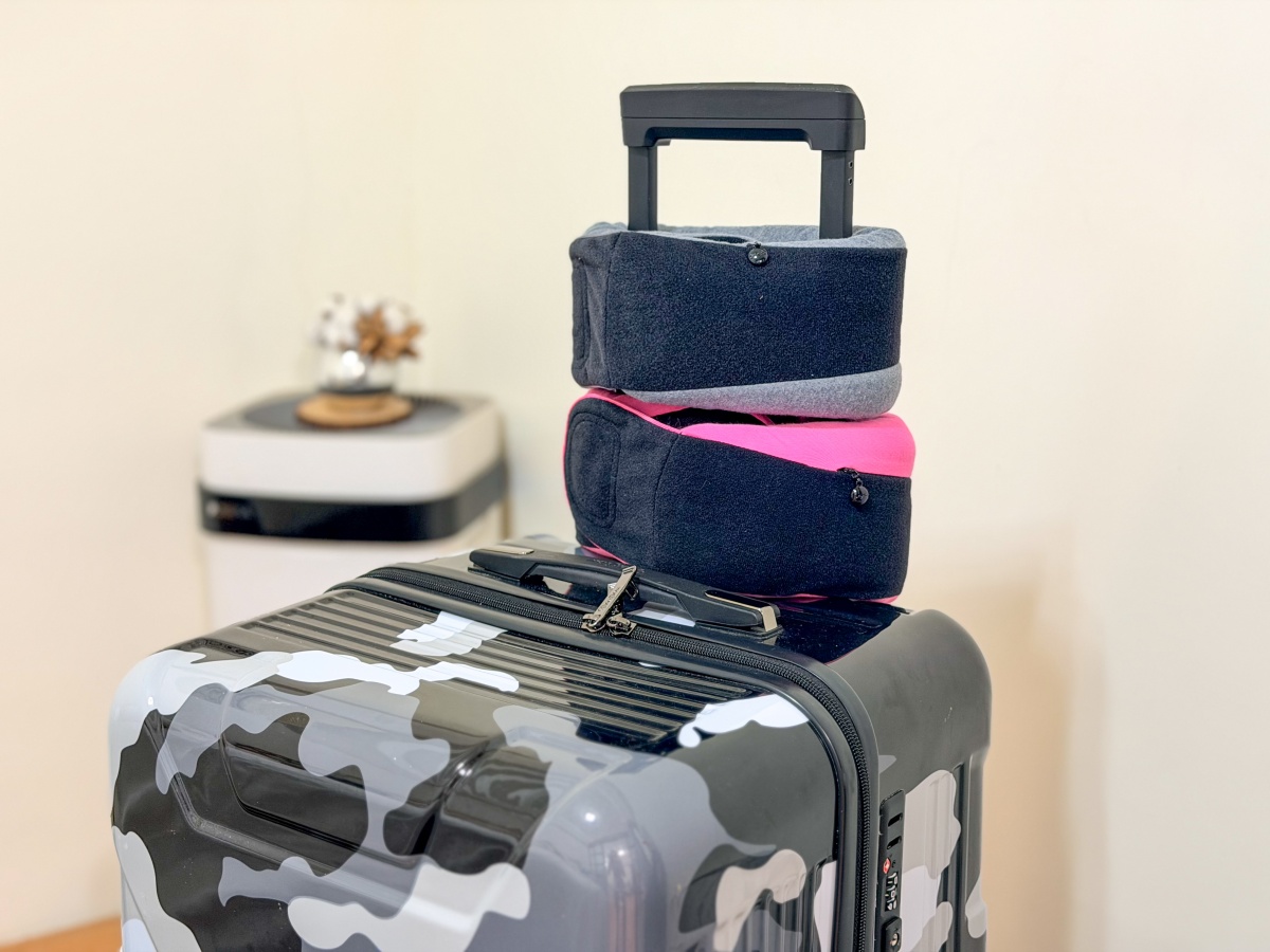 ❤產品分享❤【GreySa格蕾莎全家福旅行頸枕|純棉素面款】旅行不再落枕!不悶熱、可調節、外宿也能睡得安心的頸部小幫手 - 第2張圖