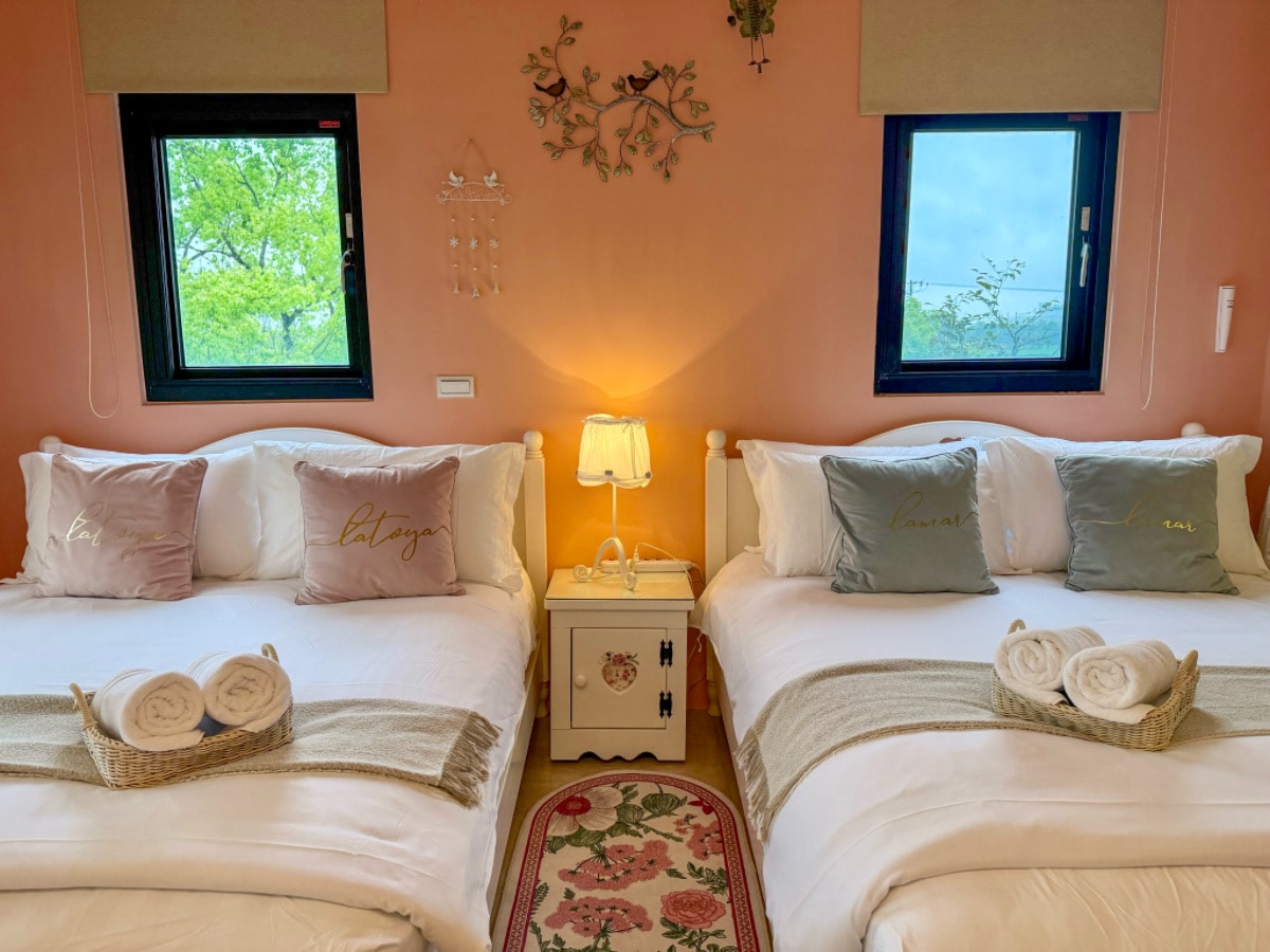 ❤旅宿分享❤【夏米兒Chamuel Villa】宜蘭包棟民宿推薦員山頂級夢幻莊園：充氣城堡、專屬管家、機場接駁+頂級午茶饗宴！