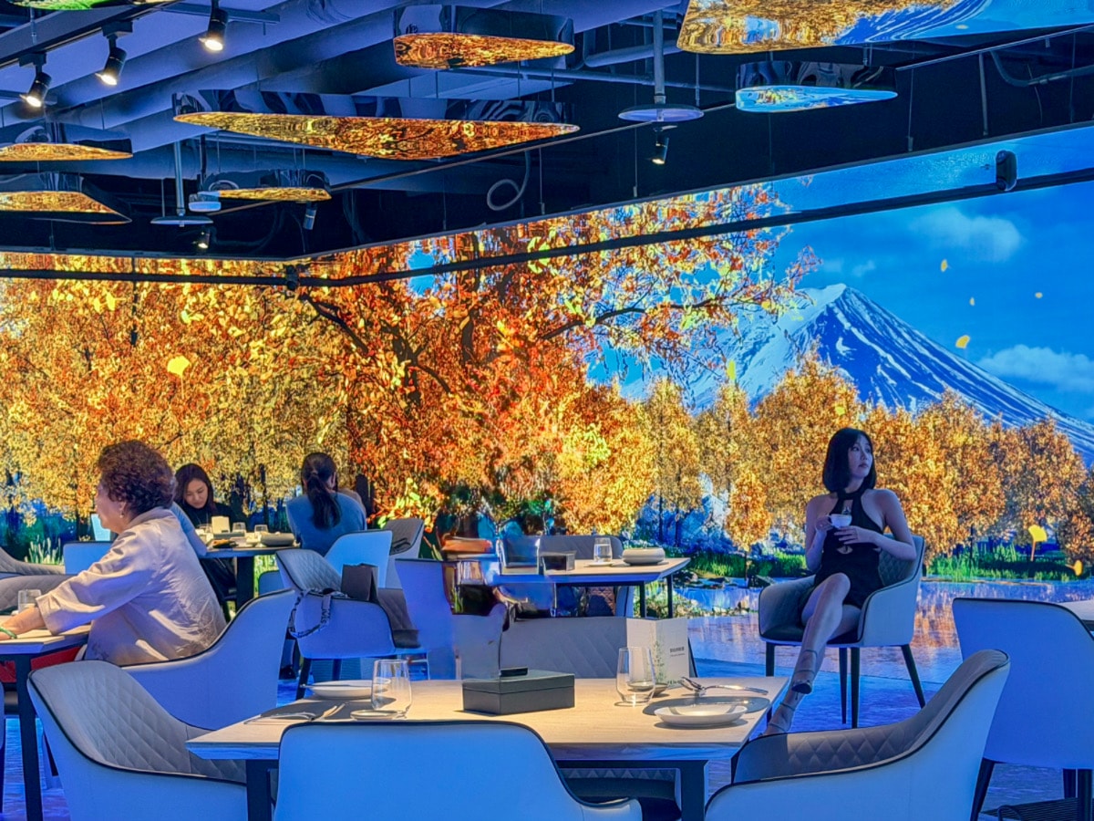 ❤美食分享❤【eoi 極致餐飲】春日綻放 超級特惠午餐｜台北信義區美食全台首間 LED Fine Dining！環遊世界的沉浸式餐飲體驗