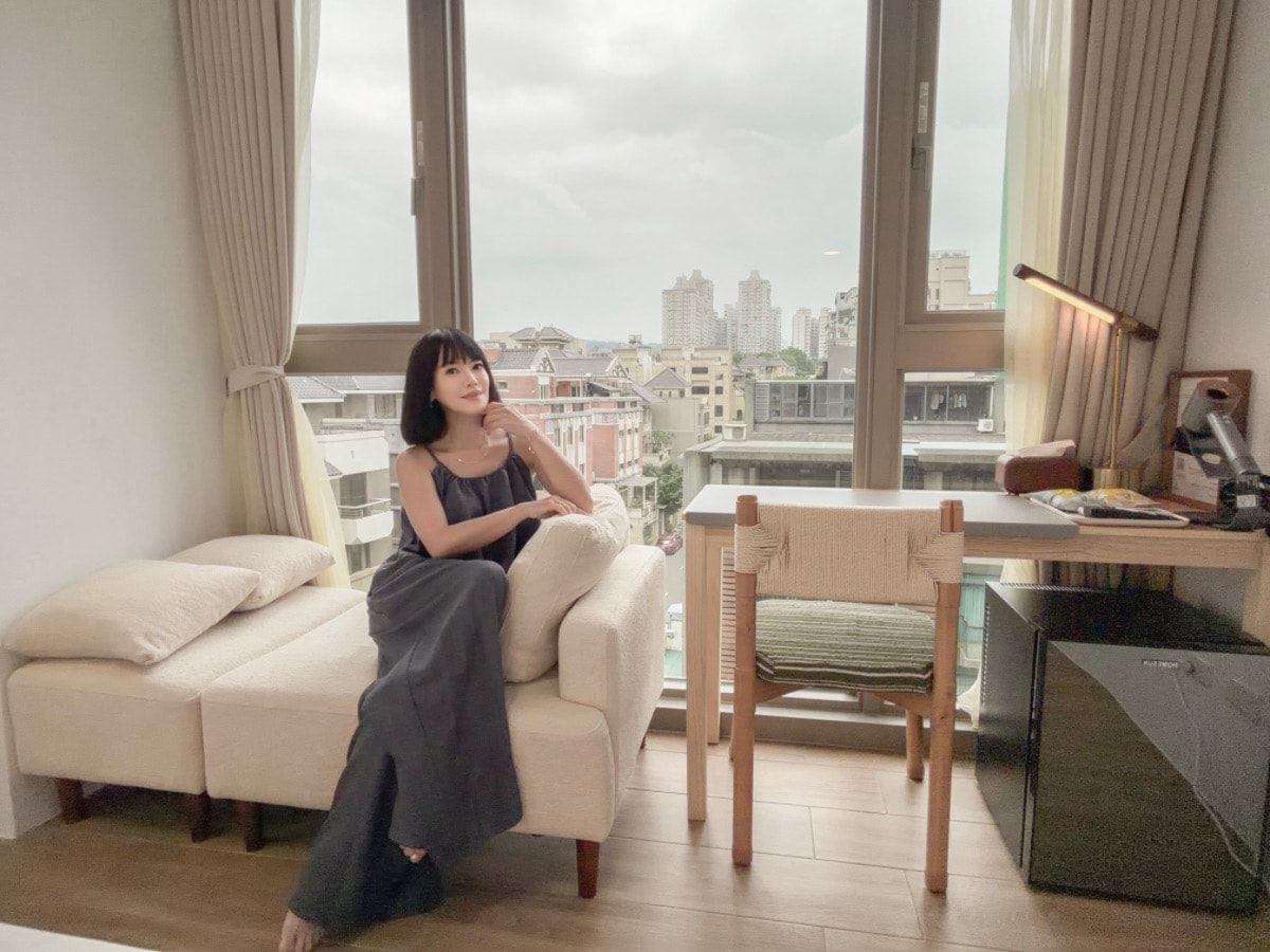 ❤旅宿分享❤【蟬說：旭樹・寓所Hotel Arbol Taichung】台中住宿推薦｜全新開幕城市旅宿！自助入住＋每房獨立陽台，東海商圈旁的質感慢旅
