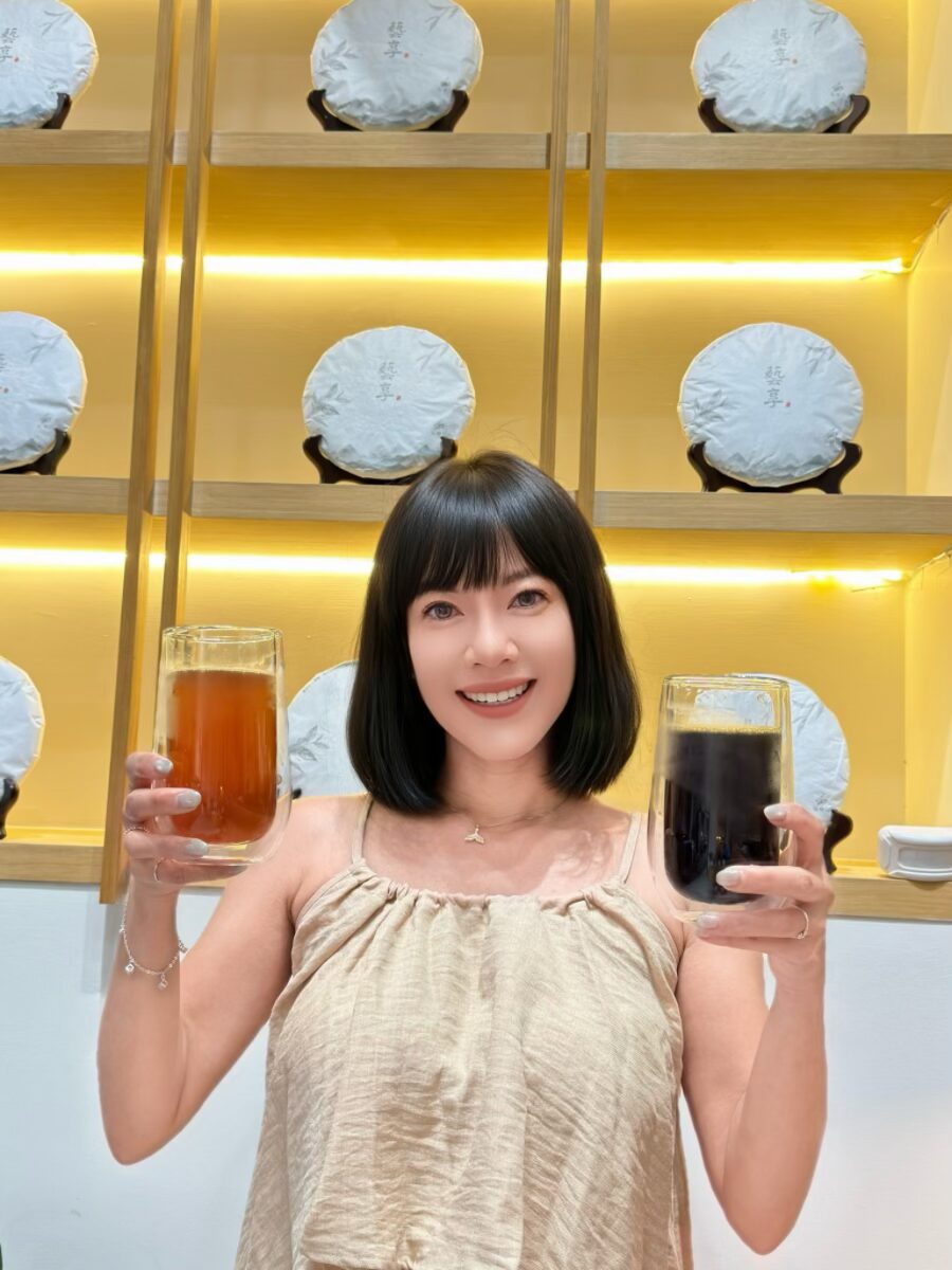 ❤美食分享❤【藝享茶金山店】重新認識普洱茶！整塊茶餅現拆現泡，0冰塊冰鎮更純粹的天然茶飲體驗