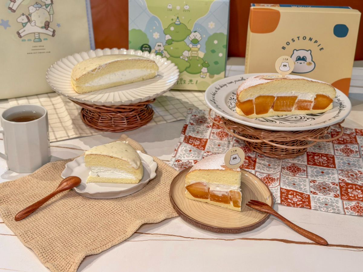 ❤美食分享❤【十月甜波士頓派】限定口味推薦｜夏季限定芒果派對、青檸微光 VS 常態芭娜可可、雪藏濃芋｜四款完整實吃開箱